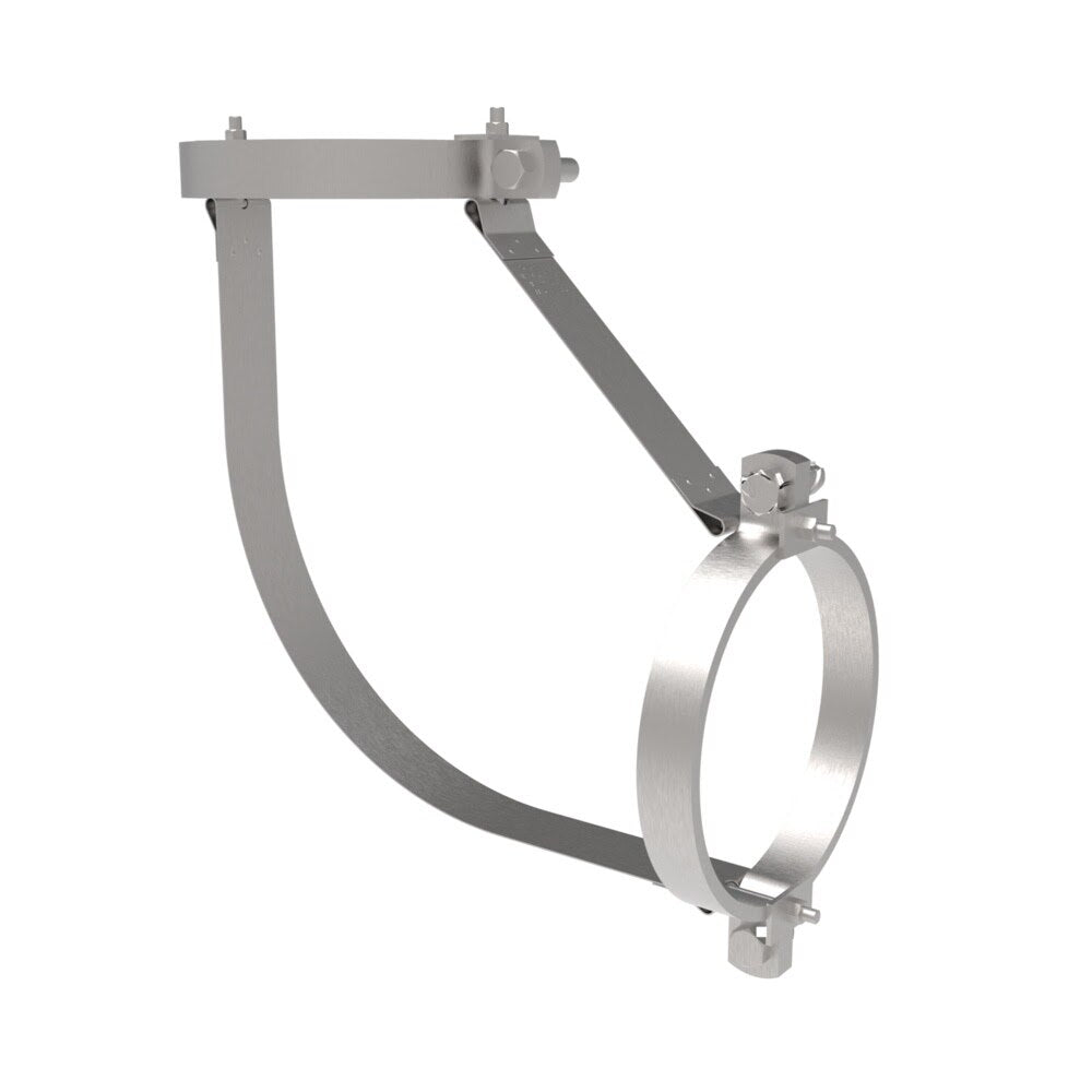 HoldRite 117-15K-G 15 in. Galvanized No-Hub Short Sweep 90 Degree Bend Restraint
