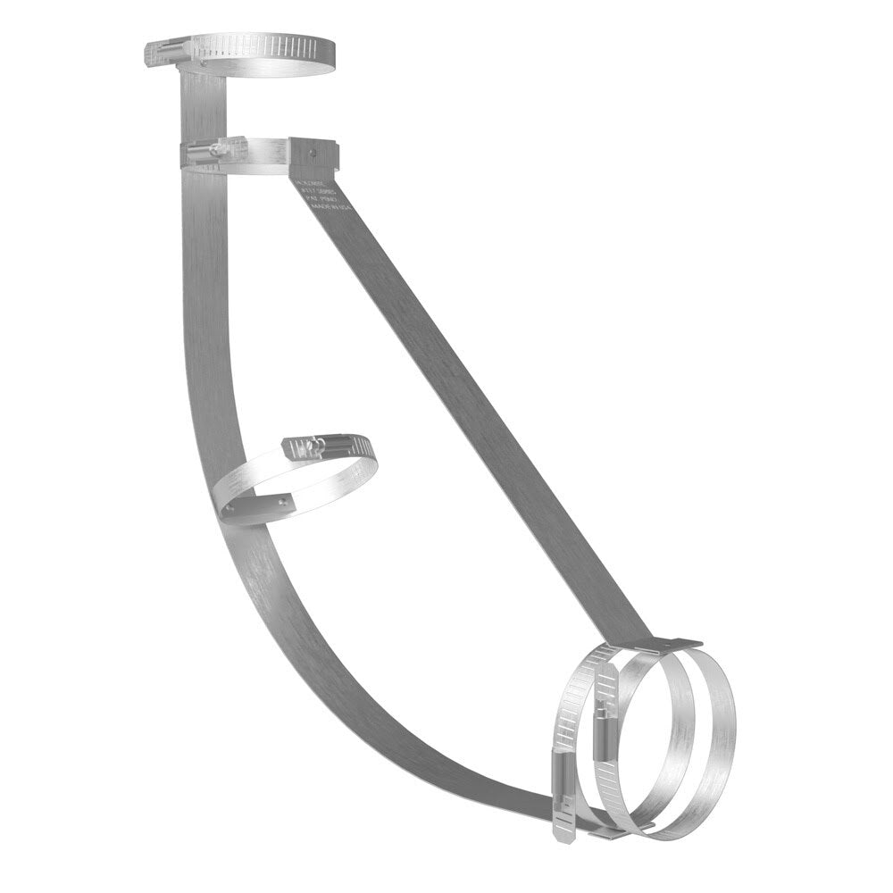 HoldRite 117-4LS 4 in. No Hub Long Sweep 90 Degree Bend Fitting Restraint