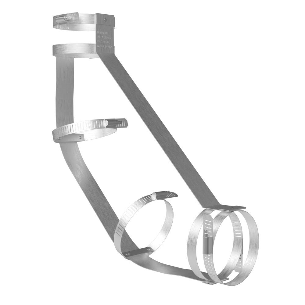 HoldRite 117-6LL 6 in. LL Series Double 45 Degree No-Hub Fitting Restraint