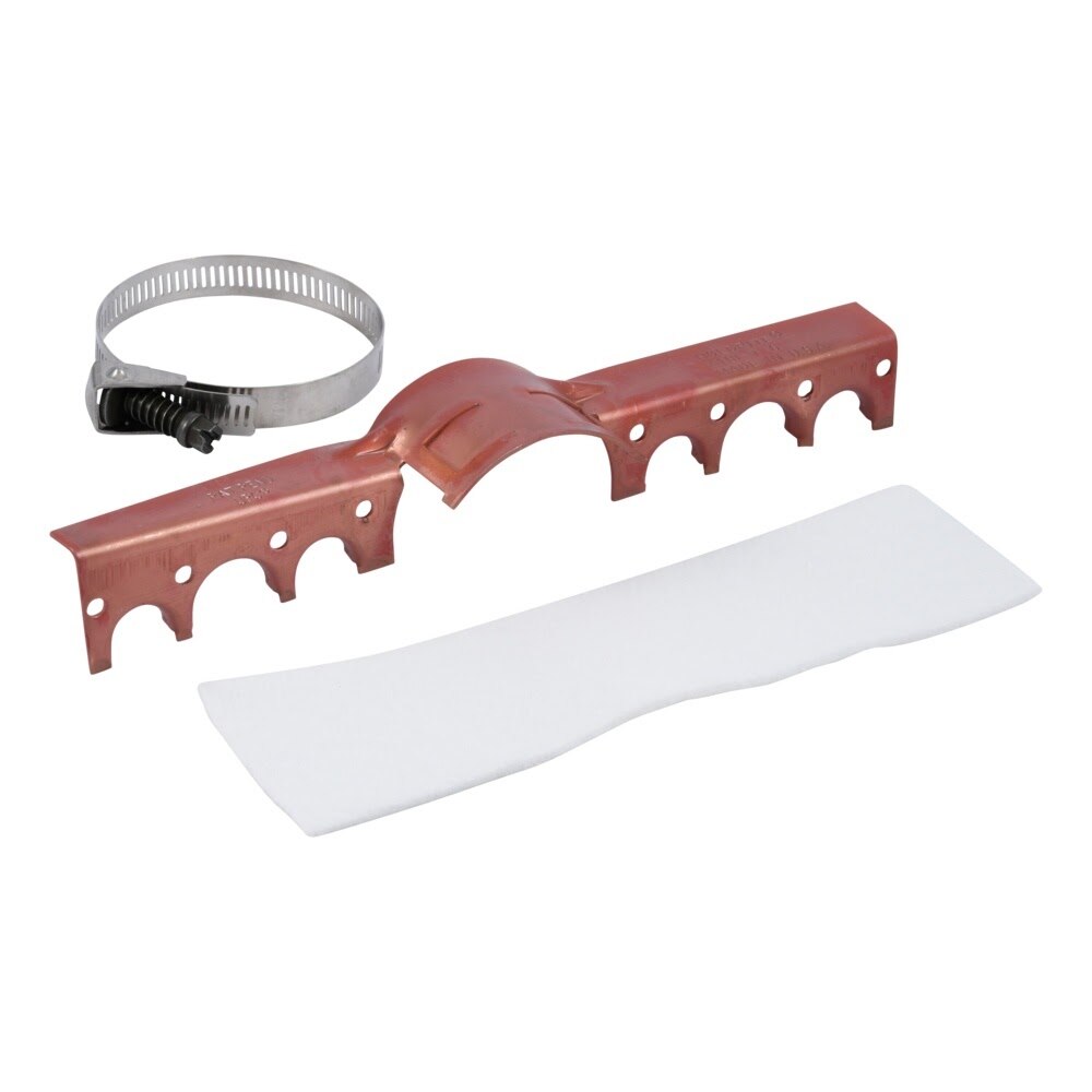 HoldRite 118-T-6 Copper-Bonded Pipe-on-Pipe Bracket Kit for 1/2 in. and 3/4 in. CTS Pipe