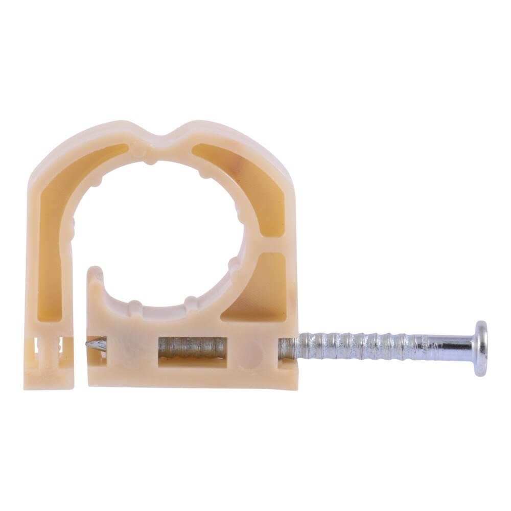 HoldRite 181 1/2 in. Plastic Full S-Nail Pipe Support Clamp with Nail - 2