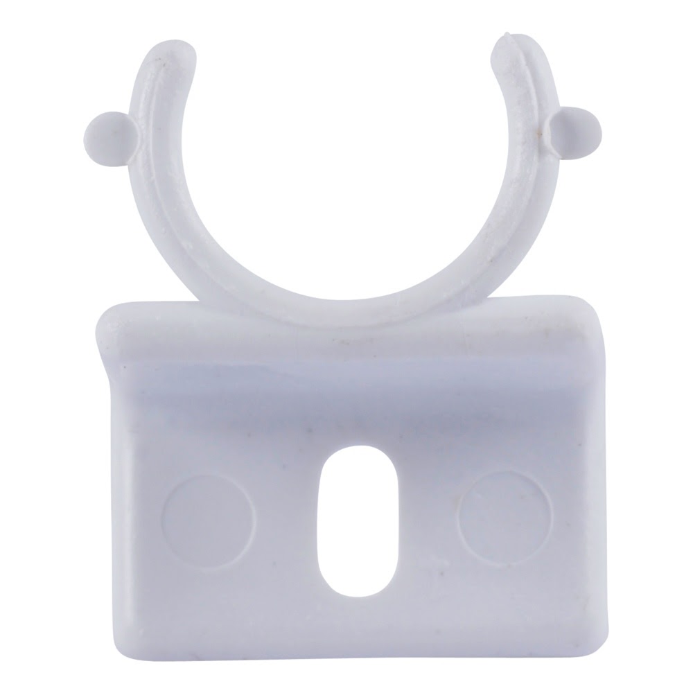 HoldRite 211 1/2 in. Fire Retardant PVC Half Moon Snap Clamp for Copper PEX and CPVC Pipe - 2