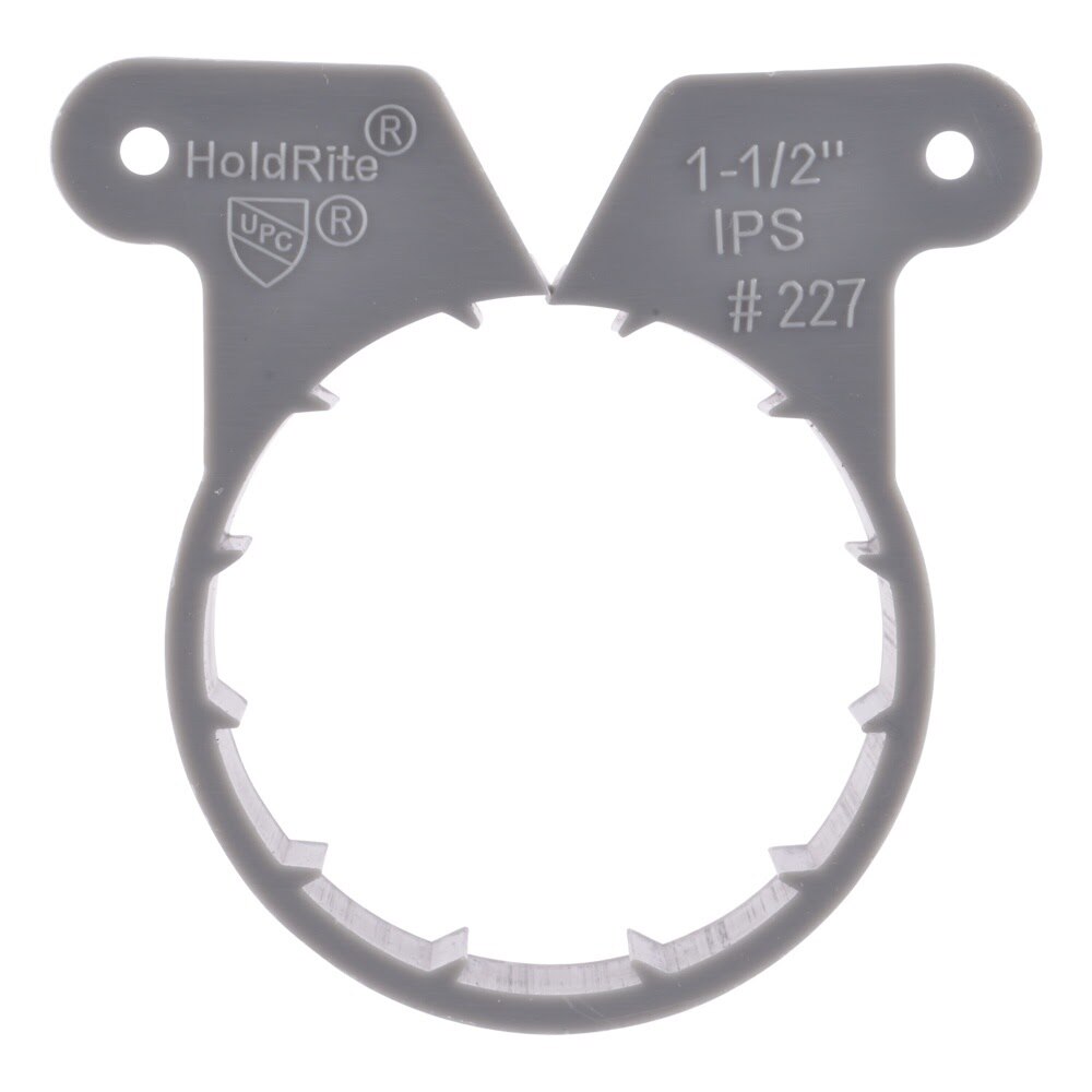 HoldRite 227 1-1/2 in. IPS Suspension Pipe Clamp for Overhead Plumbing Support - 2