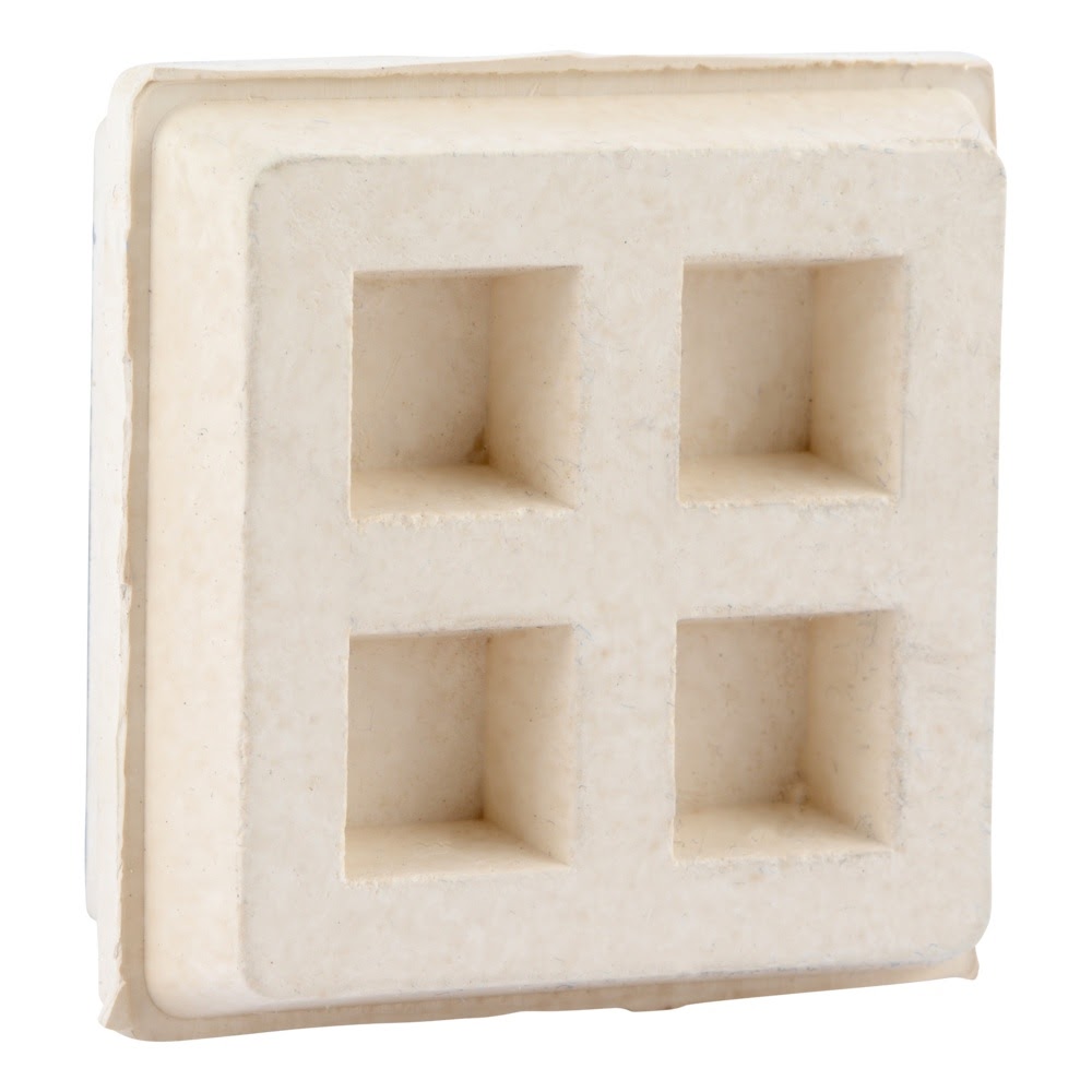 HoldRite 275-T 2 in x 2 in x 0.75 in Acoustical Neoprene Riser Pad with Steel Plate and Tabs