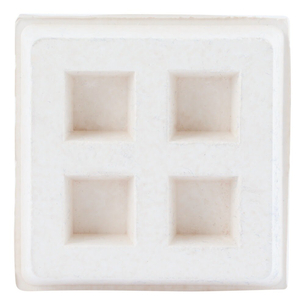 HoldRite 275-T 2 in x 2 in x 0.75 in Acoustical Neoprene Riser Pad with Steel Plate and Tabs - 2