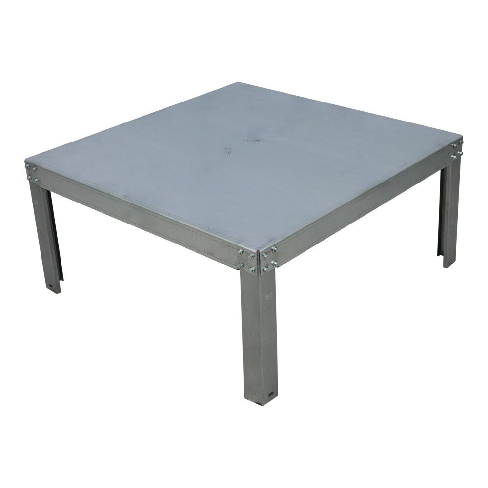 HoldRite 40-S-34-U 34 in x 34 in Quick Stand Galvanized Steel Water Heater Floor Stand Unassembled - 2