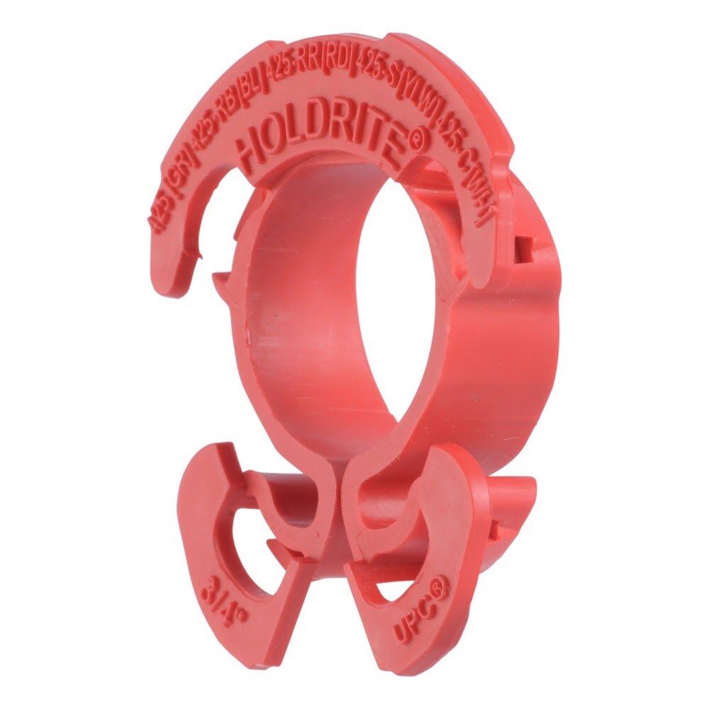 HoldRite 426-RR 1 in CTS Flame Rated Red Tube Isolator Insert for Metal Studs