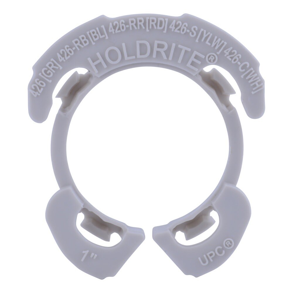HoldRite 426 1 in. Flame Rated Tube Isolator Insert for Metal Studs and 121 and 125 Series Brackets - 2