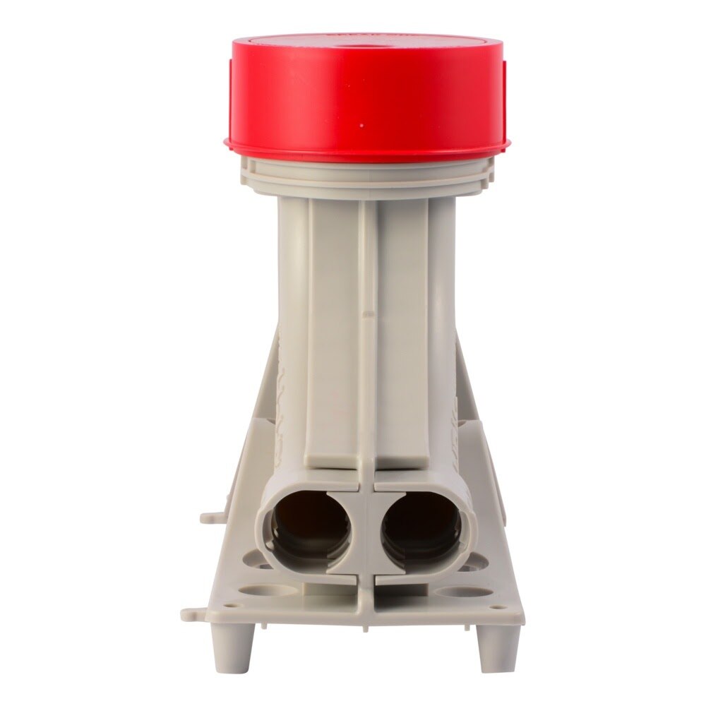 HoldRite 703-DEC Double In Slab Stub Up Support Extension with Screw Cap for PEX and Conduit - 3