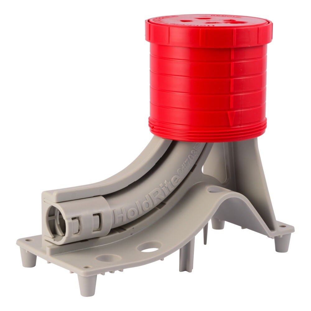 HoldRite 703-SC 1/2 in. CTS In-Slab Stub-Up Support with Adjustable Cap for PEX and Conduit