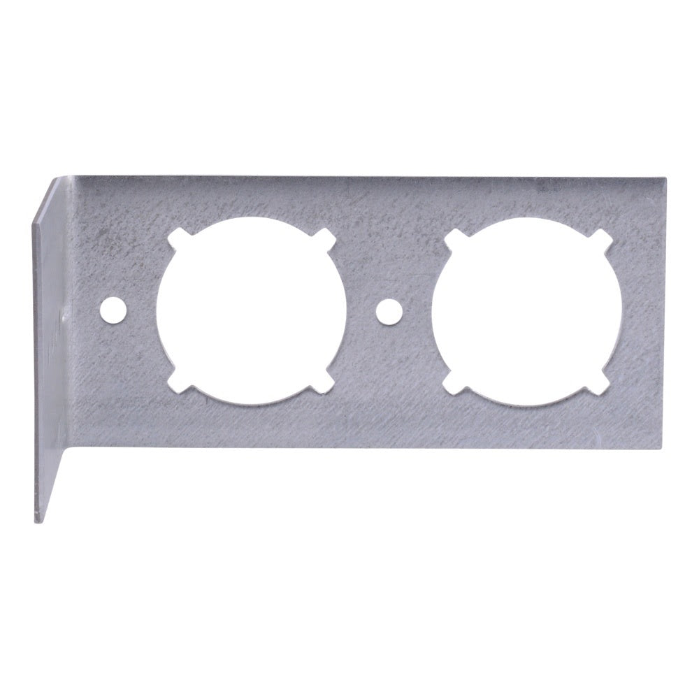 HoldRite 709 2 in. x 7 in. Galvanized Stub Bracket with 1-3/8 in. Keyed Holes - 3