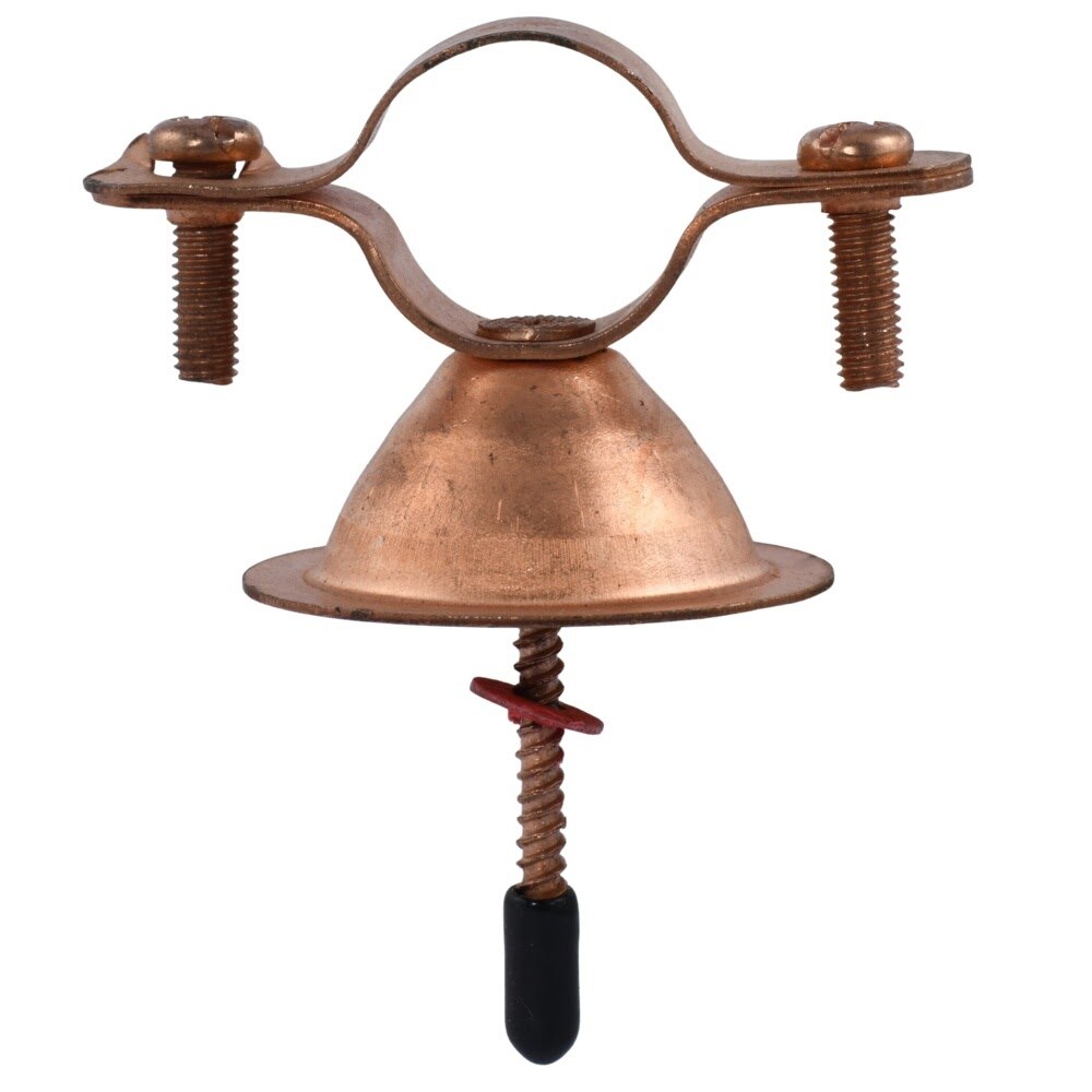 HoldRite CBH075 3/4 in. Copper Bell Hanger for Vertical or Horizontal Pipe Support - 3