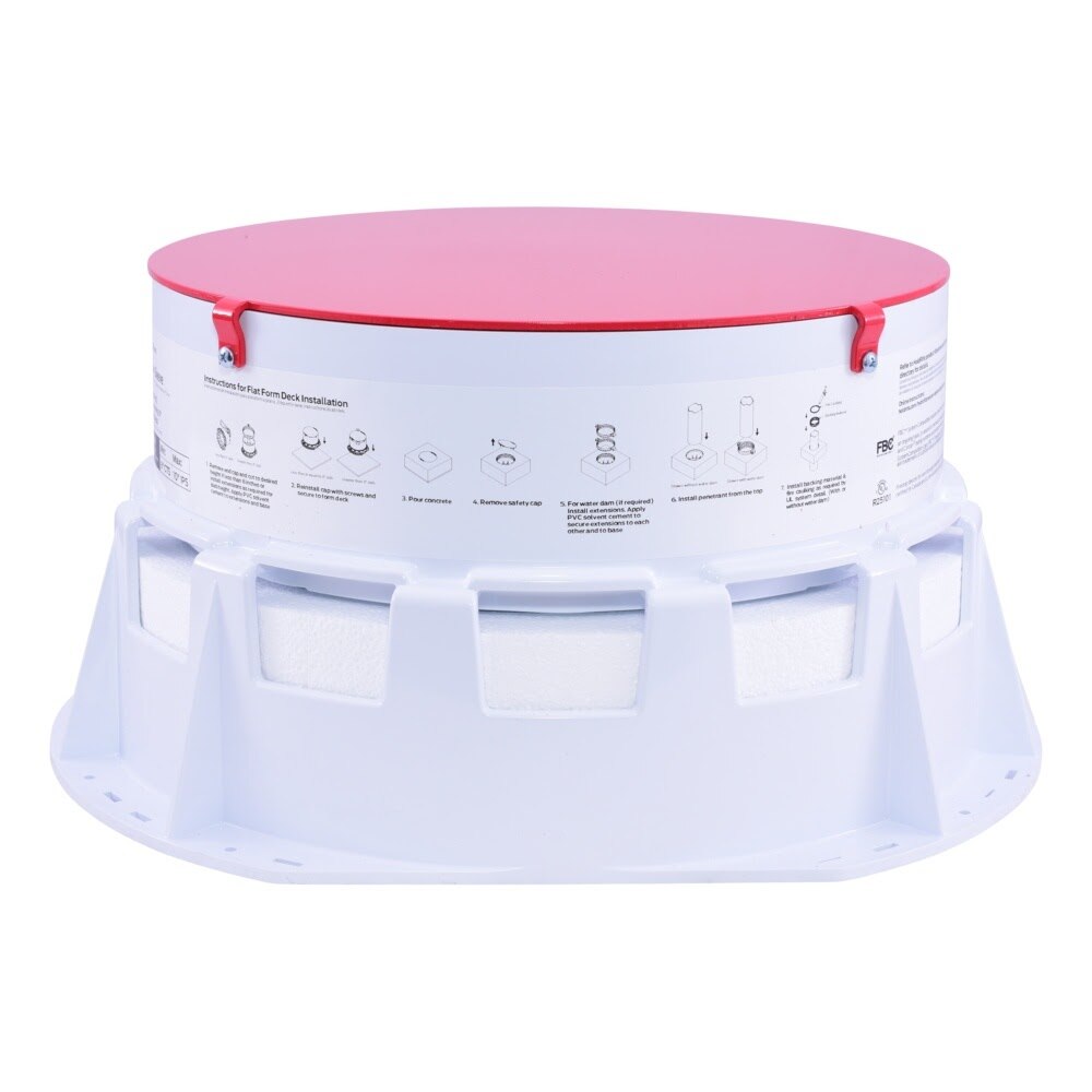 HoldRite HF-H10 10 in. Cast in Place Firestop Sleeve for 8 in. Metallic and Insulated Metallic Pipes - 3