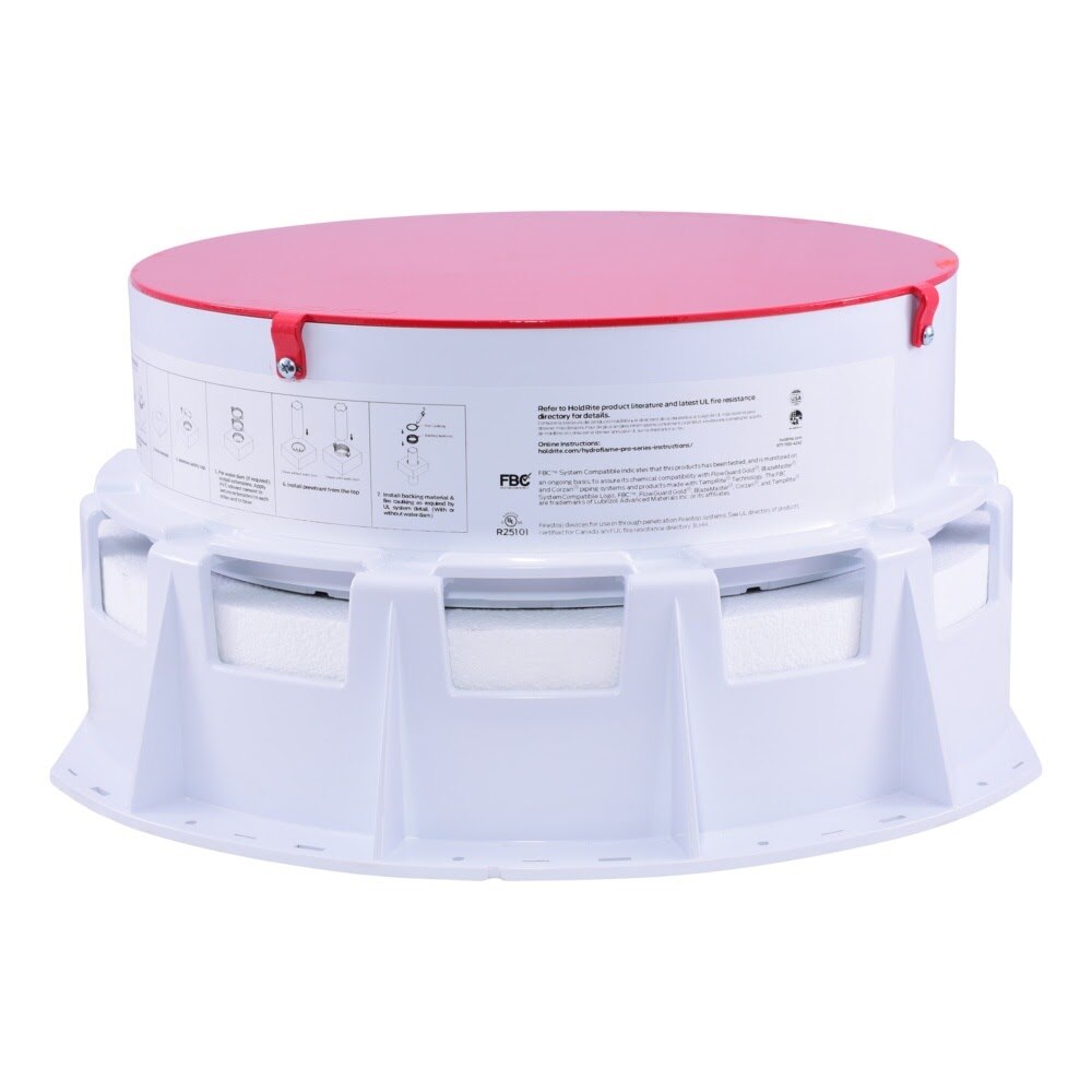 HoldRite HF-H14 14 in. IPS OD 8 in. Tall Cast in Place Hollow Firestop Sleeve for 12 in. Metallic and Insulated Metallic Pipes - 2