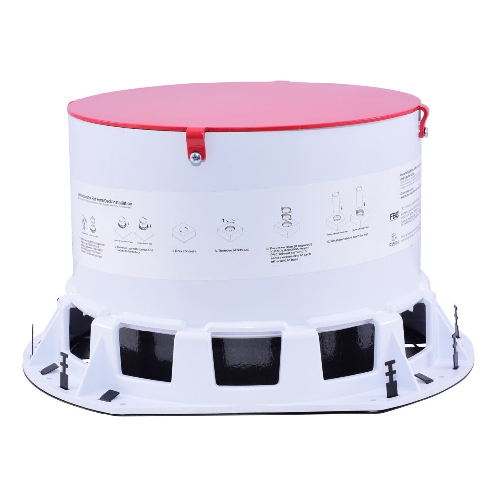 HoldRite HF-M8 HydroFlame Large Diameter Cast In Place Firestop Sleeve for 8 in Metallic Pipes - 3