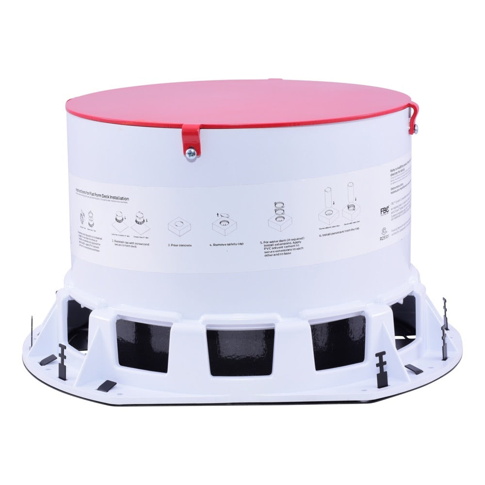 HoldRite HF-M8 HydroFlame Large Diameter Cast In Place Firestop Sleeve for 8 in Metallic Pipes - 3