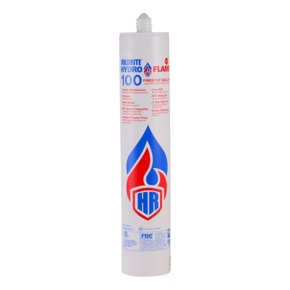 HoldRite HF100-30C HydroFlame 100 Water Based General Purpose Firestop Sealant Cartridge 30 oz - 2