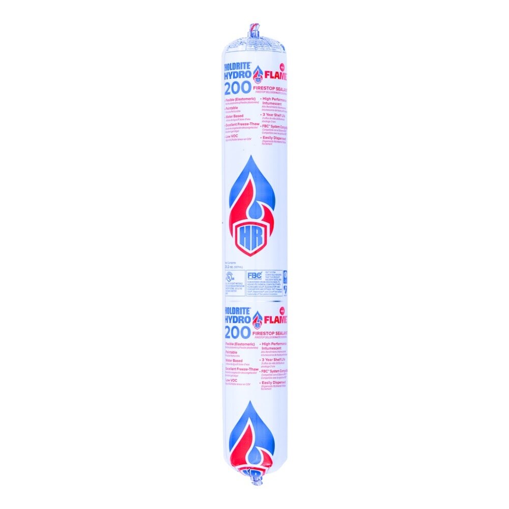 HoldRite HF200-20S HydroFlame 200 20.2 oz. Water Based Intumescent Firestop Sealant Foil Pack - 2