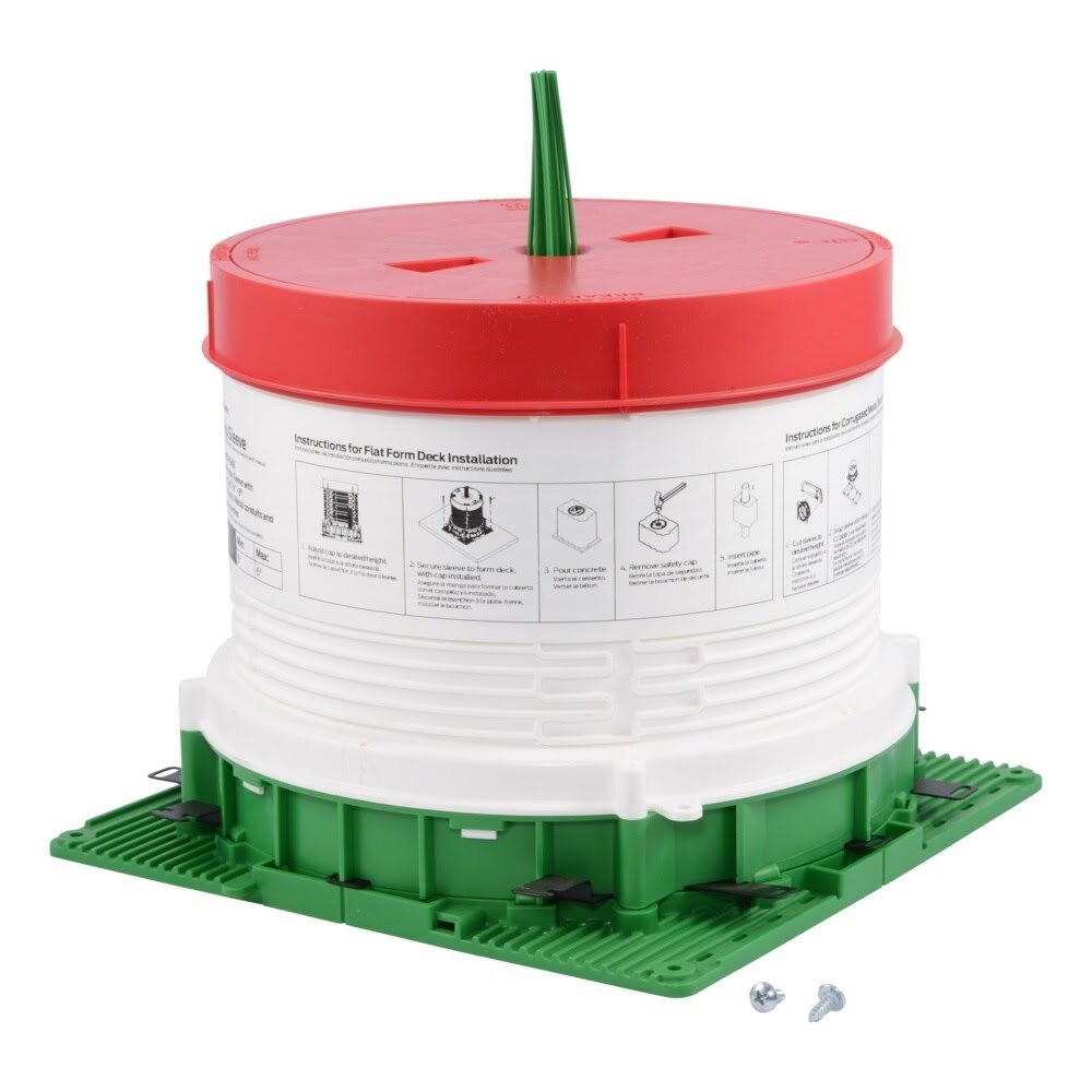 HoldRite HFP-G6B 6 in Electrical Firestop Deck Sleeve with Adjustable Cap