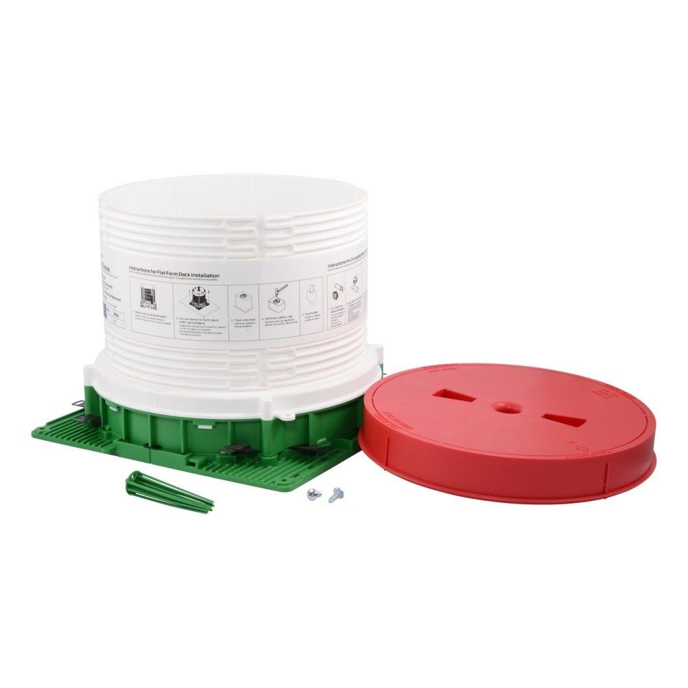 HoldRite HFP-G6B 6 in Electrical Firestop Deck Sleeve with Adjustable Cap - 2