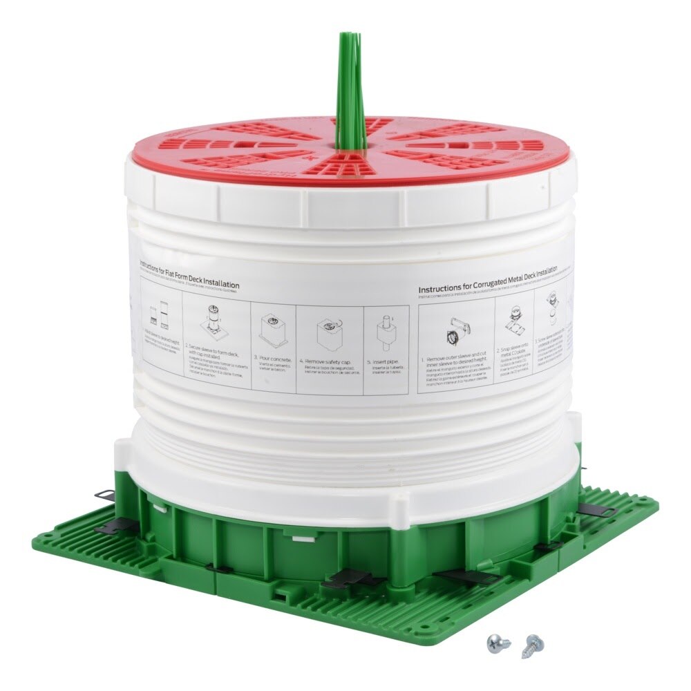 HoldRite HFP-G6 6 in. HydroFlame Pro Telescoping Electrical Firestop Sleeve 7-1/2 in. to 11-3/4 in. Tall