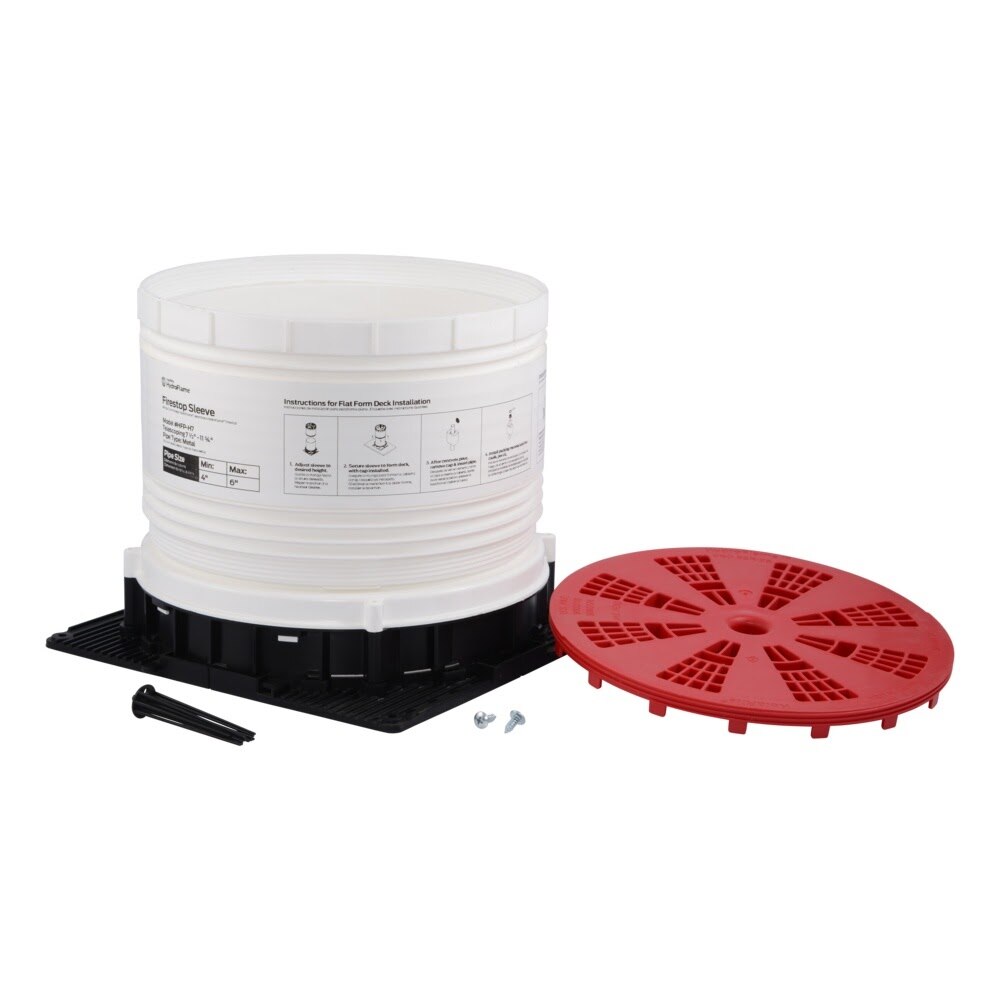 HoldRite HFP-H7 HydroFlame Pro Hollow Telescoping Deck Sleeve 7-1/2 in. ID 7-1/2 in. to 11-3/4 in. Tall - 2