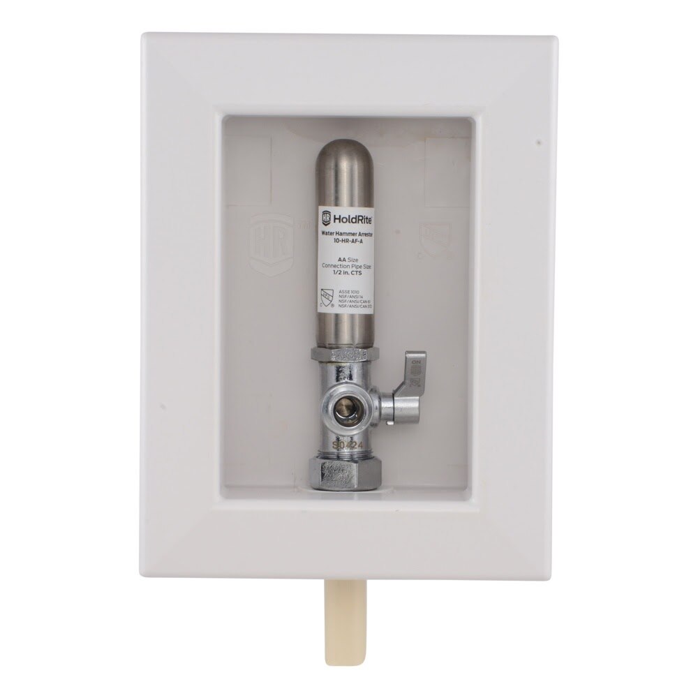 HoldRite HR-AFRA-C-1 1/2 in. x 3/8 in. CPVC Fire-Rated Outlet Box with Water Hammer Arrestor - 2