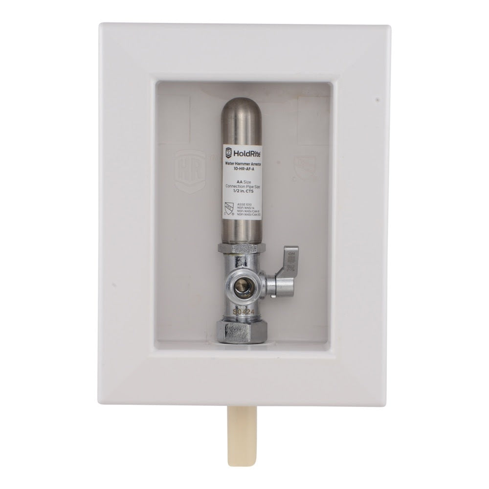 HoldRite HR-AFRA-C-1 1/2 in. x 3/8 in. CPVC Fire-Rated Outlet Box with Water Hammer Arrestor - 2