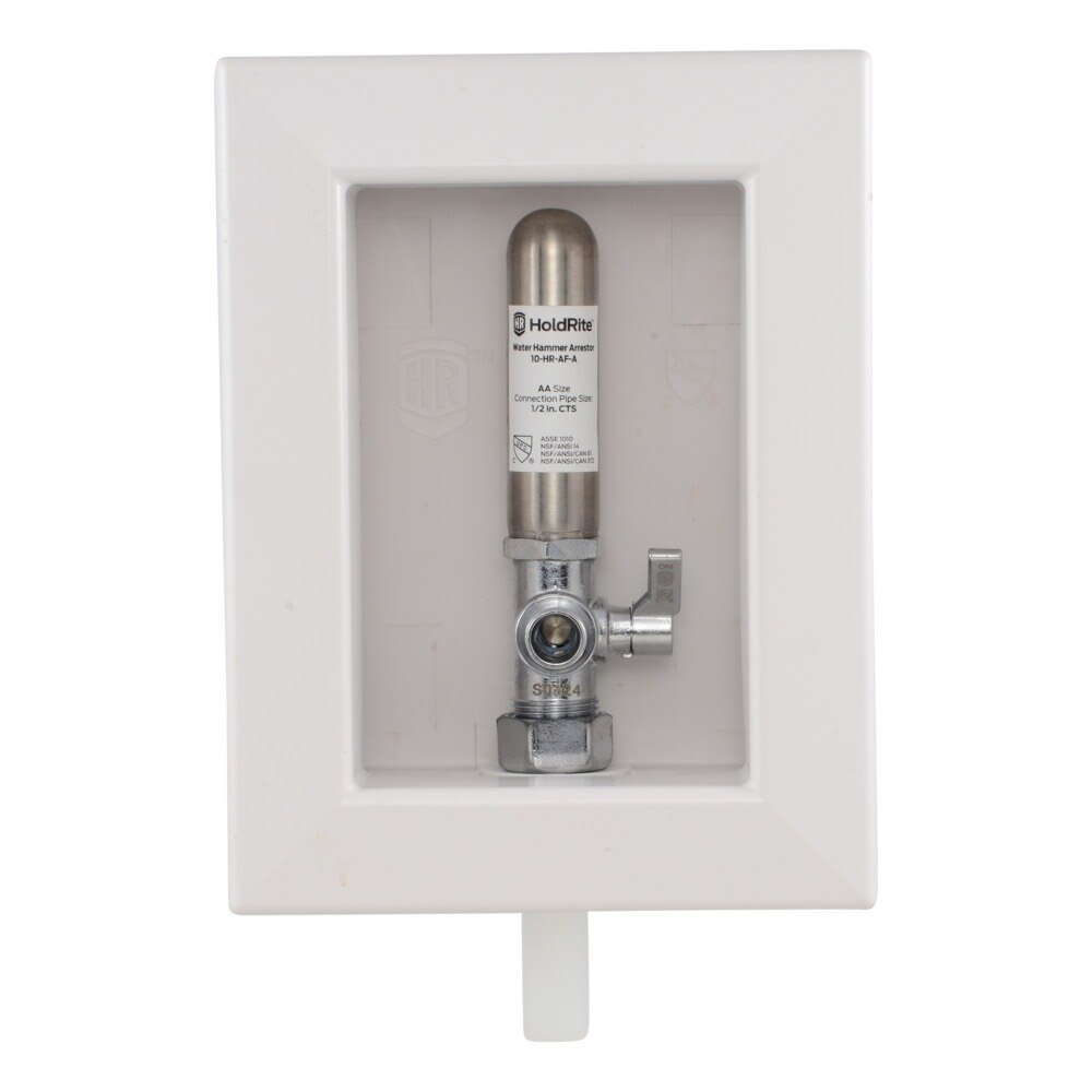 HoldRite HR-AFRA-P-1 1/2 in. PEX x 3/8 in. Compression Fire Rated Appliance and Fixture Outlet Box with Water Hammer Arrestor - 2