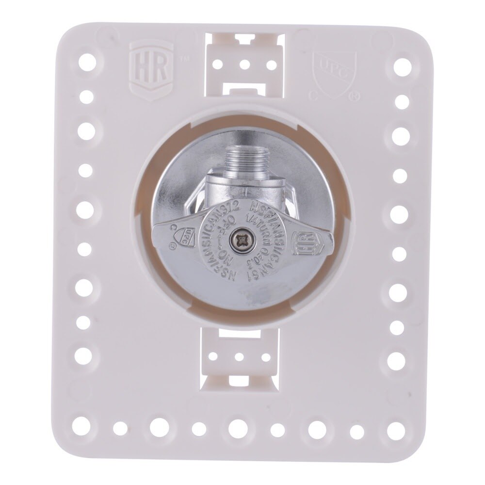 HoldRite HR-F-C-0 1/2 in. CPVC x 1/4 in. Compression Fixture Outlet Box with Quarter Turn Valve - 3