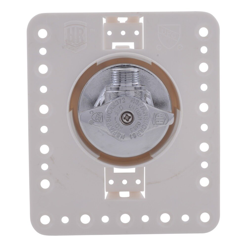 HoldRite HR-F-C-1 1/2 in. CPVC x 3/8 in. Compression Fixture Outlet Box with Supply Valve - 3