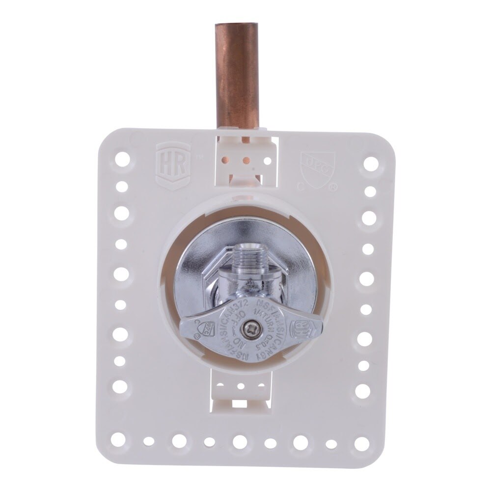 HoldRite HR-F-M-0 Non Fire Rated Copper Fixture Outlet Box 1/2 in. Copper x 1/4 in. Compression Outlet - 3