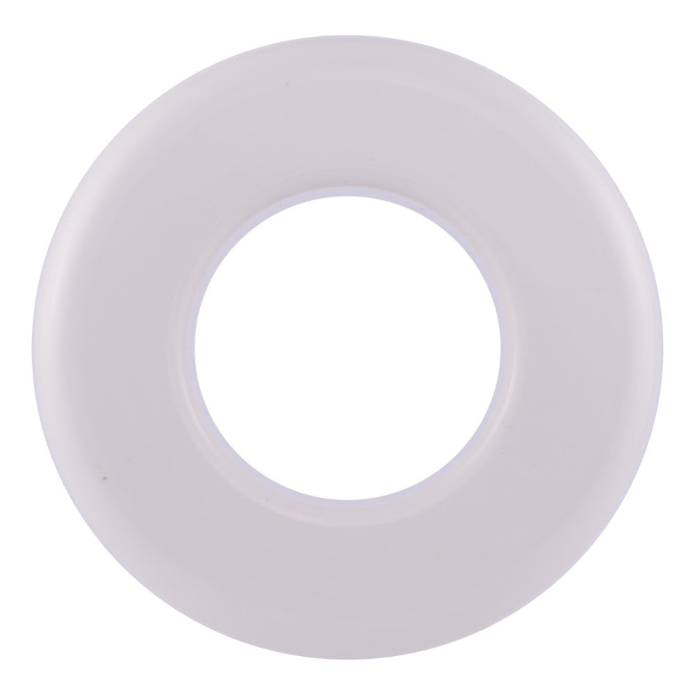 HoldRite HR-F-WHL White Large Hole Fixture Outlet Box Trim Cover - 2