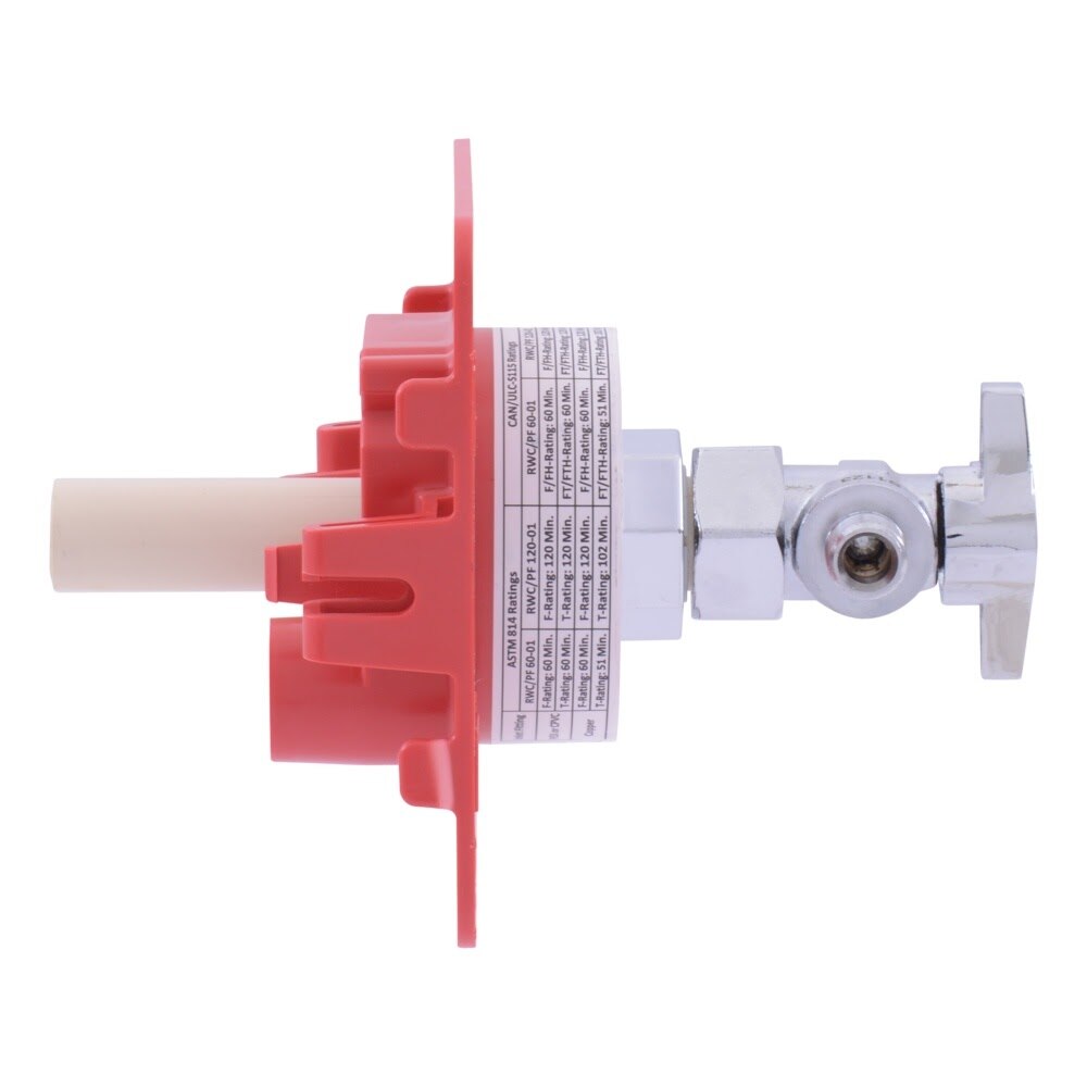 HoldRite HR-FR-C-0 Fire Rated Fixture Outlet Box Assembly 1/2 in. CPVC x 1/4 in. Compression