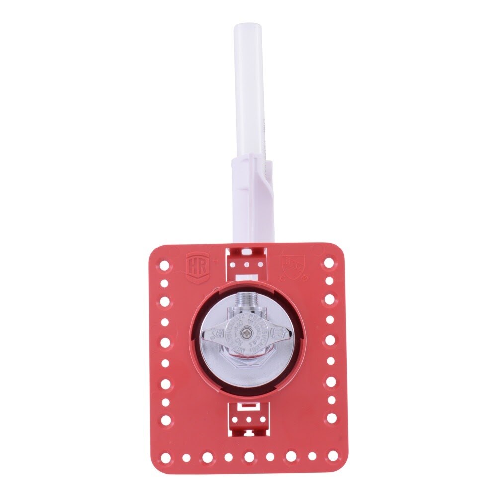 HoldRite HR-FR-P-0 Fire Rated Fixture Outlet Box with 1/2 in. PEXA Inlet and 1/4 in. Compression Outlet - 3
