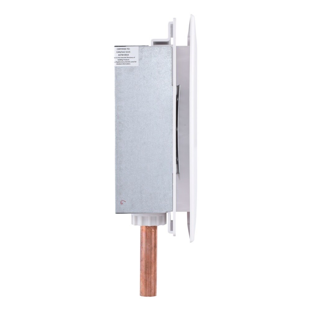 HoldRite HR-IMR-M-0 Fire Rated Ice Maker Outlet Box with 1/2 in. Copper x 1/4 in. Compression - 3