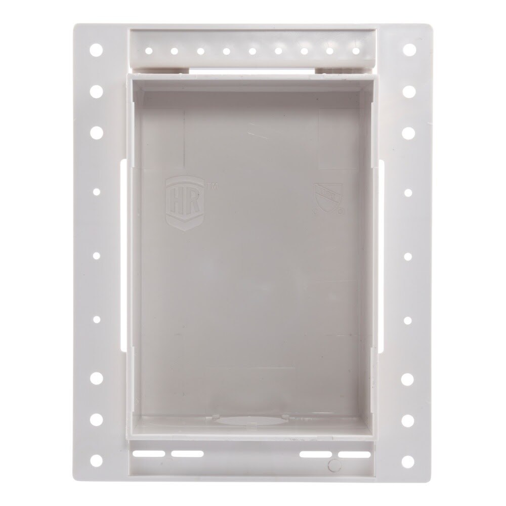HoldRite HR-IMR-OB 5.6 in. x 7.16 in. Fire Rated Ice Maker Outlet Box Only for Rough In Installation - 3