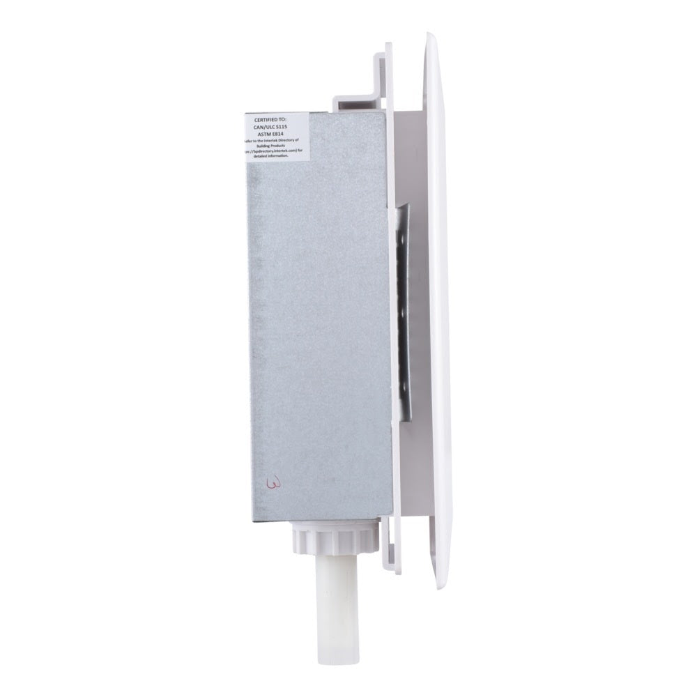 HoldRite HR-IMRA-P-0 Fire Rated Ice Maker Outlet Box with Arrestor PEX 1/2 in x 1/4 in Compression - 3