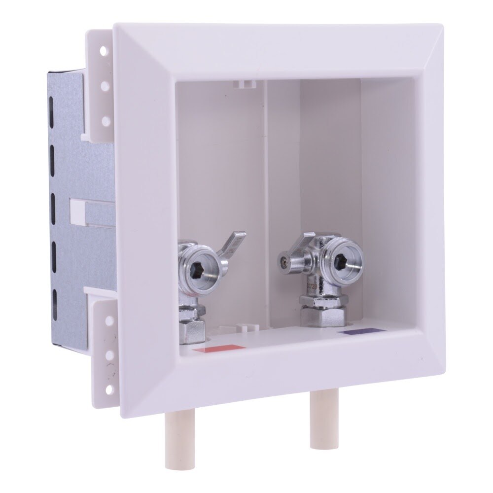 HoldRite HR-WR-C 1/2 in. CPVC Fire-Rated Washing Machine Outlet Box without Arresters