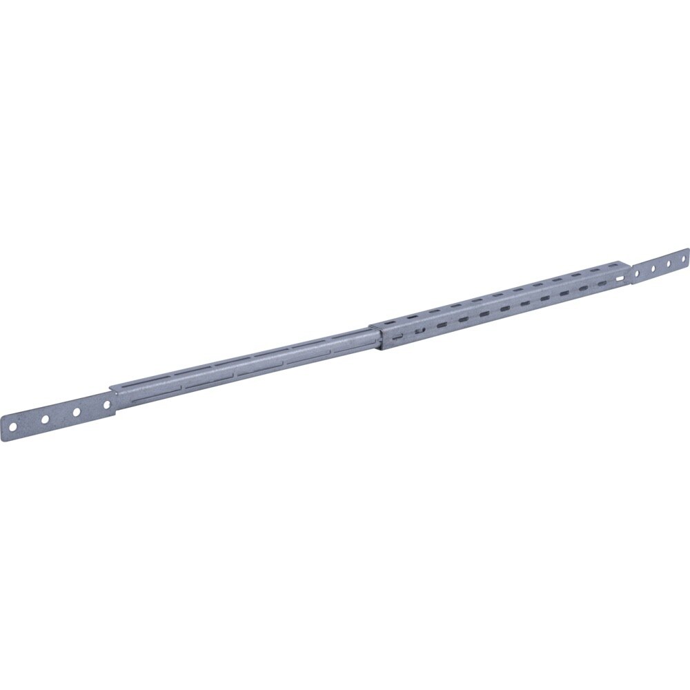 HoldRite SB1 10 in. to 18 in. Galvanized Telescoping Pipe Support Bracket No Screws
