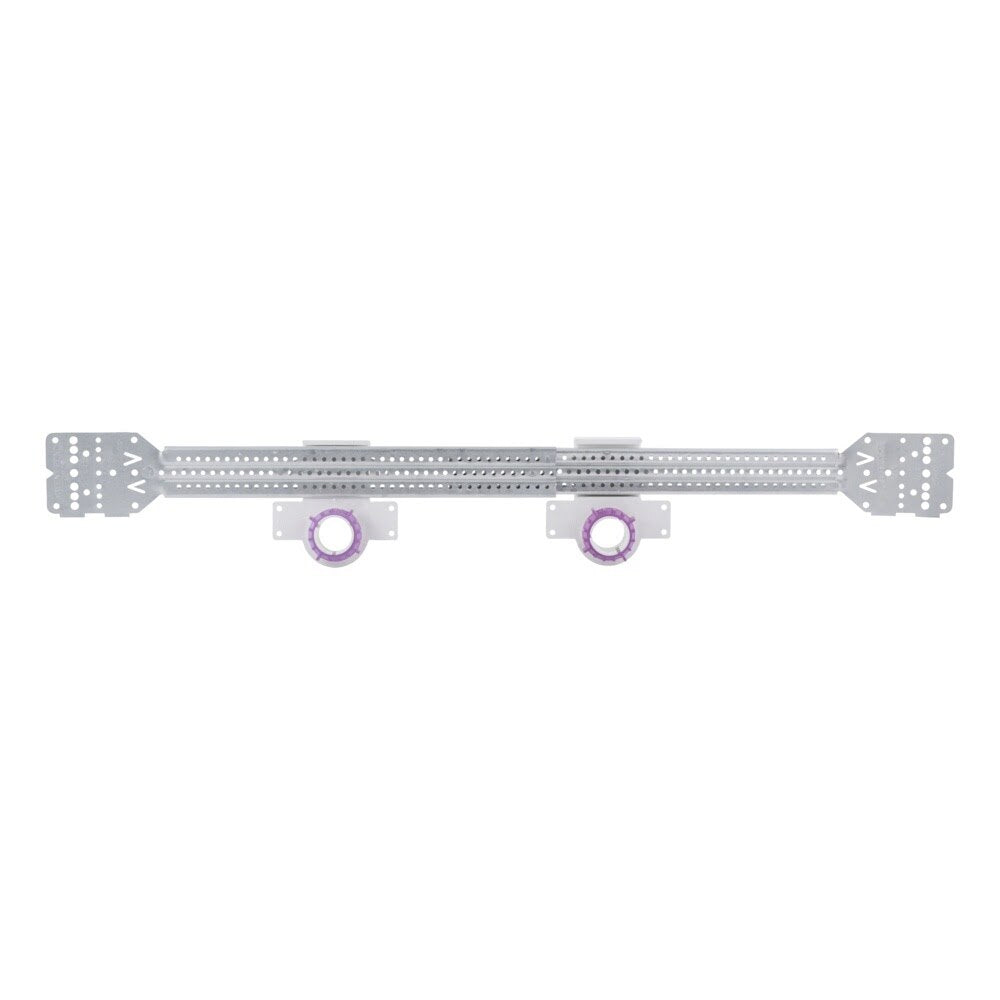 HoldRite SB4-7322 Adjustable Galvanized Steel Stub-Out Support Kit 15-1/4 to 25-1/2 in. - 2