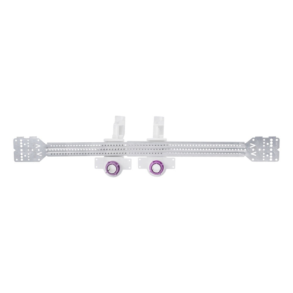 HoldRite SB4-7342 Wide Telescoping Galvanized Steel PEX Turn-Out Kit for Toilets and Sinks 15 1/4 in. to 25 1/2 in. - 2