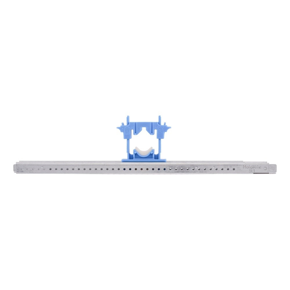 HoldRite SL1-1 10 in. to 16 in. Telescoping Galvanized Slider Pipe Hanger Bracket with Clamp - 2