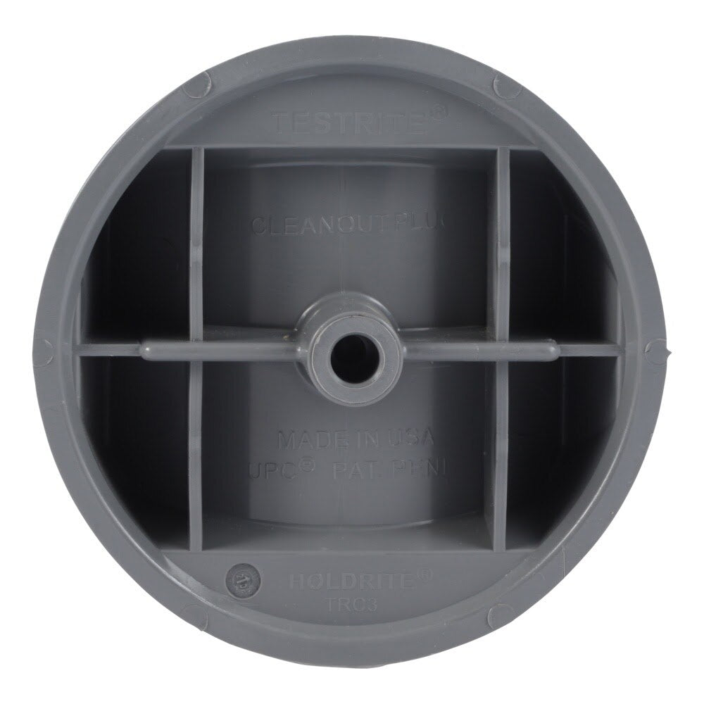 HoldRite TRC3 3 in. Cleanout Plug for TestRite Test and Cleanout Tees - 3