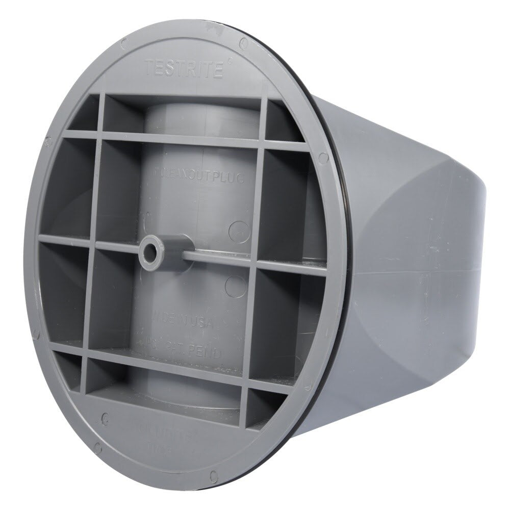 HoldRite TRC6 6 in TestRite Cleanout Plug for DWV Test and Cleanout Tees