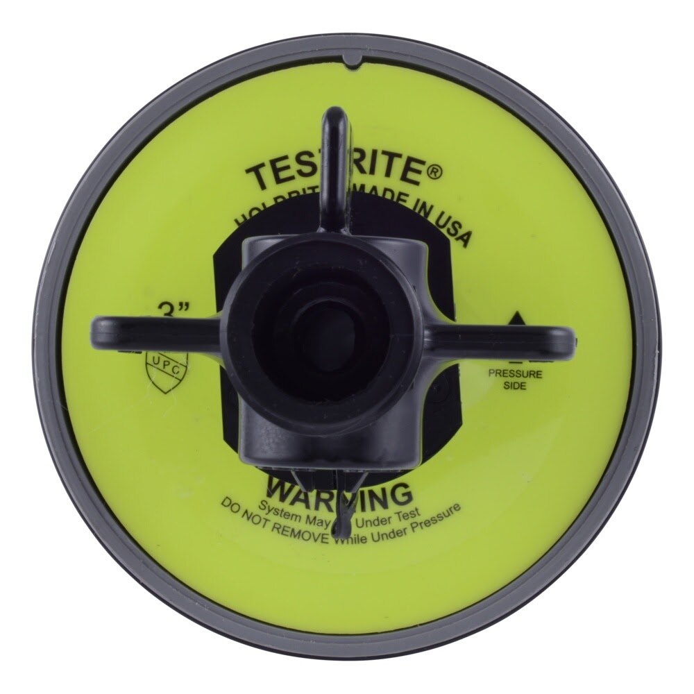 HoldRite TRW3V 3 in TestRite Test Wedge with Valve for DWV Testing - 2