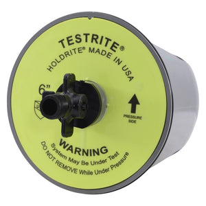 HoldRite TRW6V 6 in TestRite Test Wedge with Valve for DWV Testing