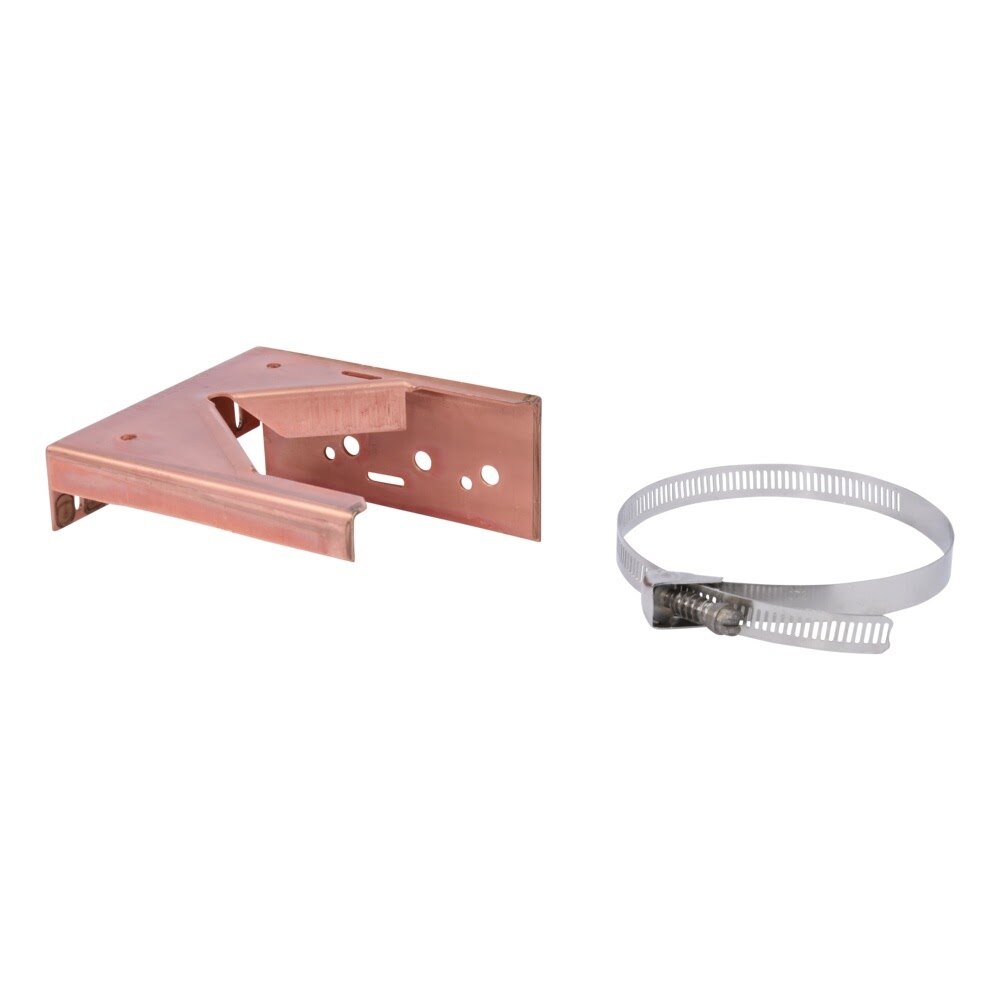HoldRite V-2 Copper Bonded Steel Bracket for 1/2 in. to 3 in. Horizontal Pipe Support
