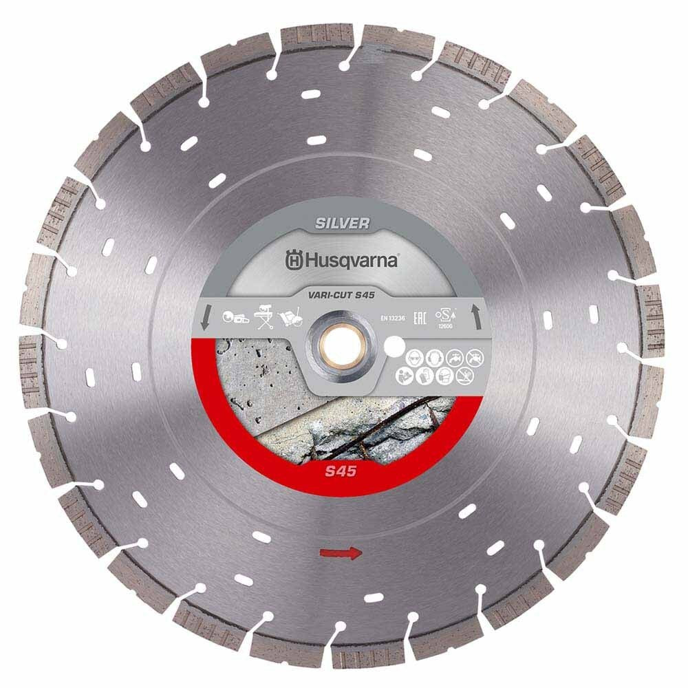 Husqvarna 534973120 Diamond Cutting Blade for Concrete and Hard Materials