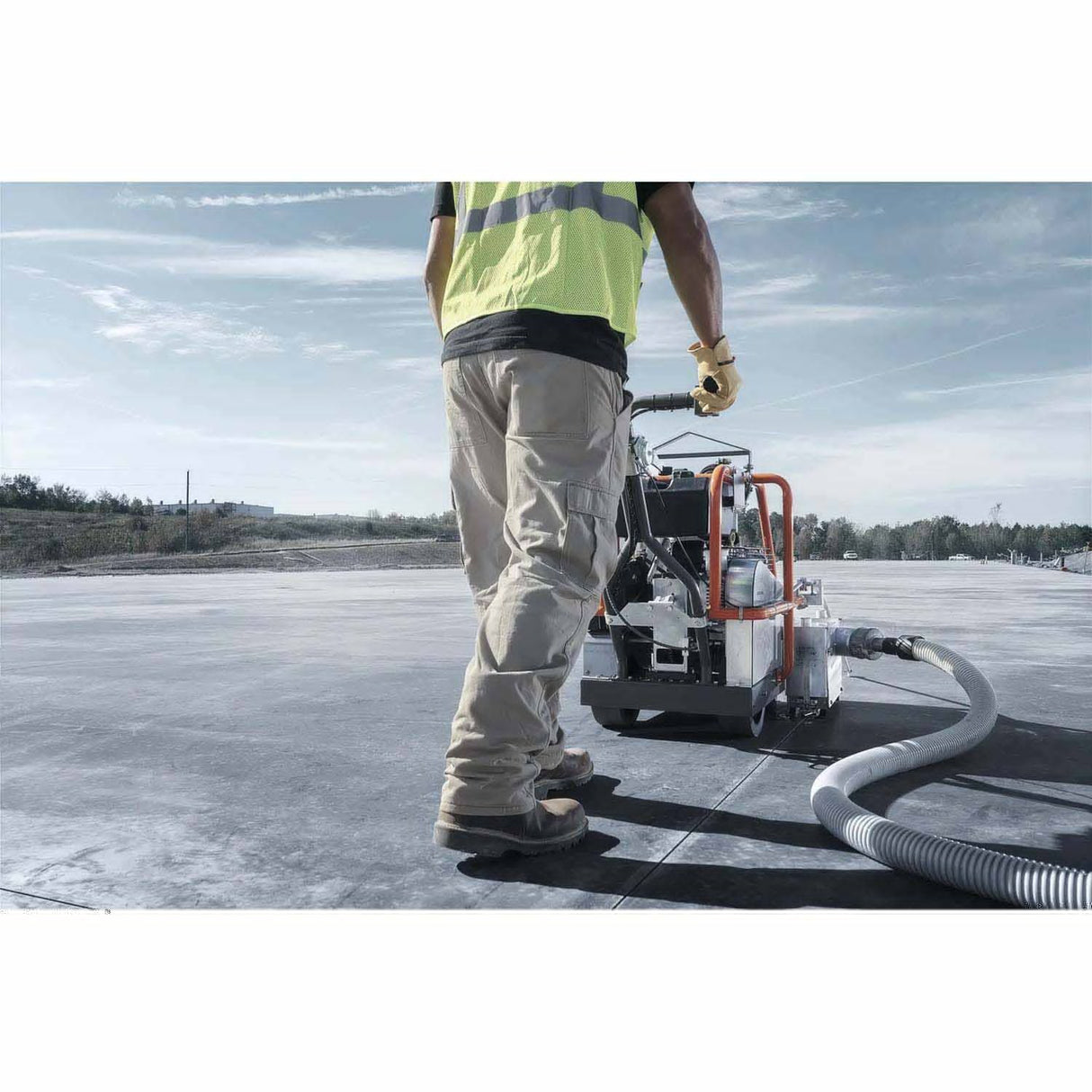 Husqvarna 966845505 Soff-Cut 4000 Self-Propelled Early-Entry Concrete Saw with Vacuum Port - 10